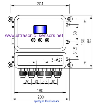 Ultrasonic level sensors